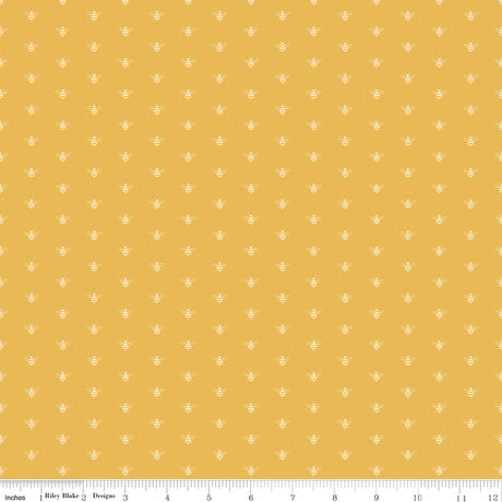 Sweet as Honey Bees Daisy Quilt Fabric by Sweet as Honey — Frank Gulick