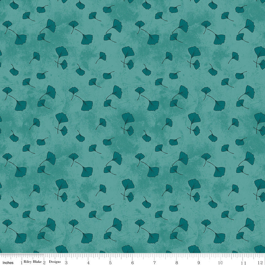 Amethyst & Ivy Ginkgo Light Teal