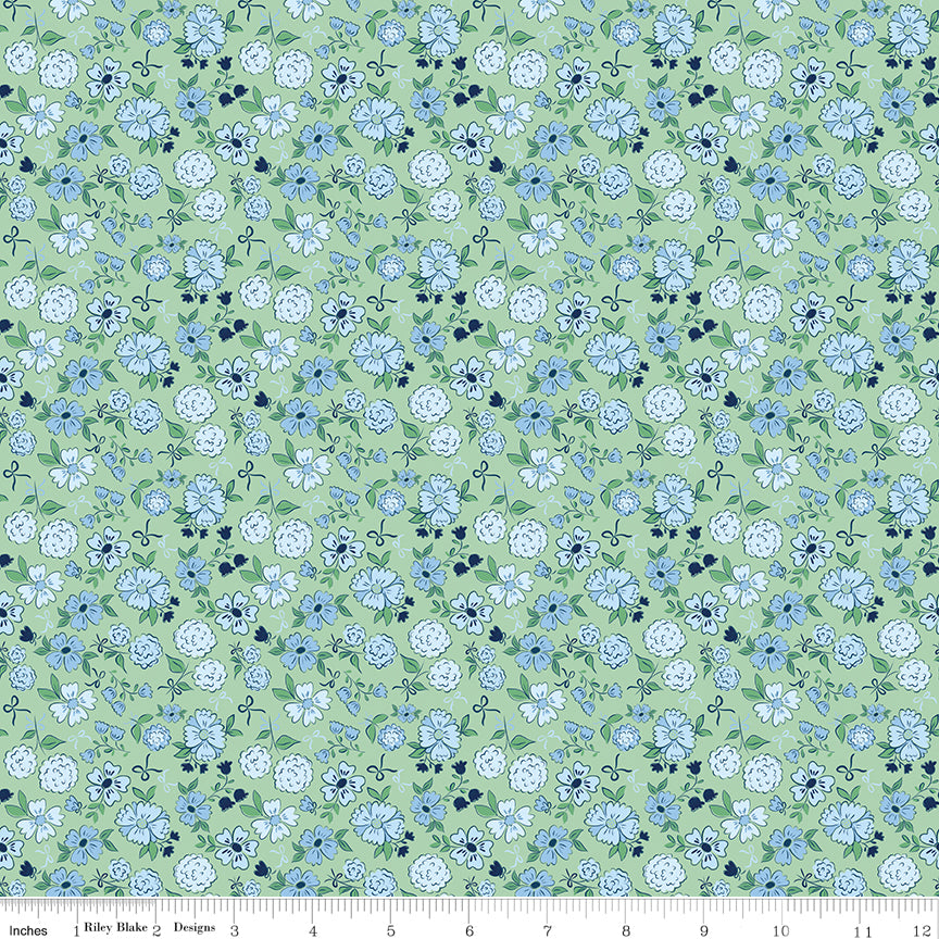 Coastal Dreams Floral Green by Coastal Dreams — Tasha Noel