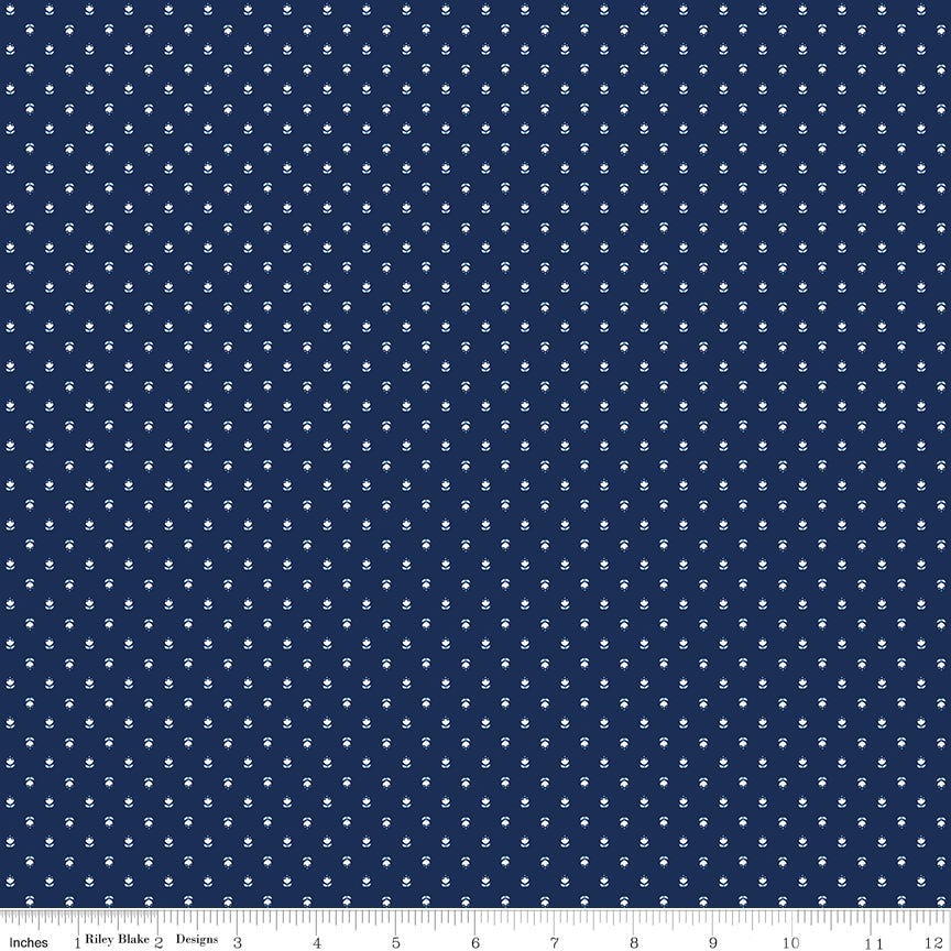 Coastal Dreams Ditsy Navy by Coastal Dreams — Tasha Noel