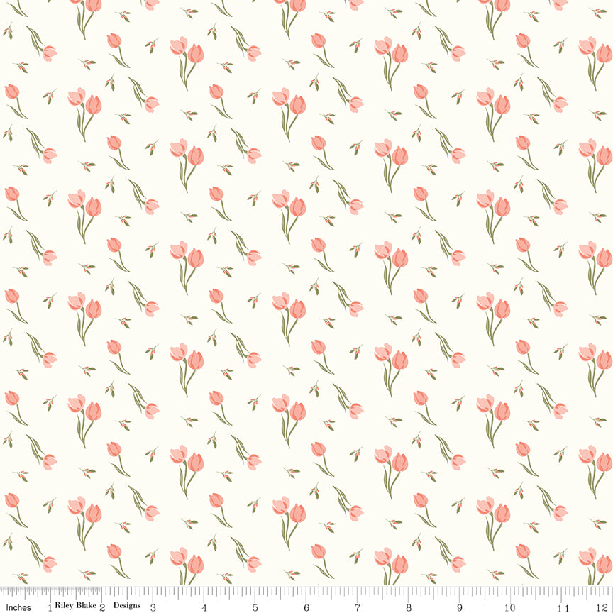 Promise of Spring Tulips Cream