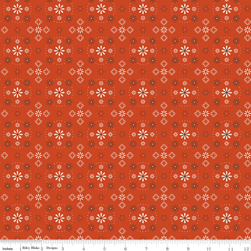 Pumpkin & Licorice Handkerchief Rusty by Pumpkin & Licorice — Lori Holt