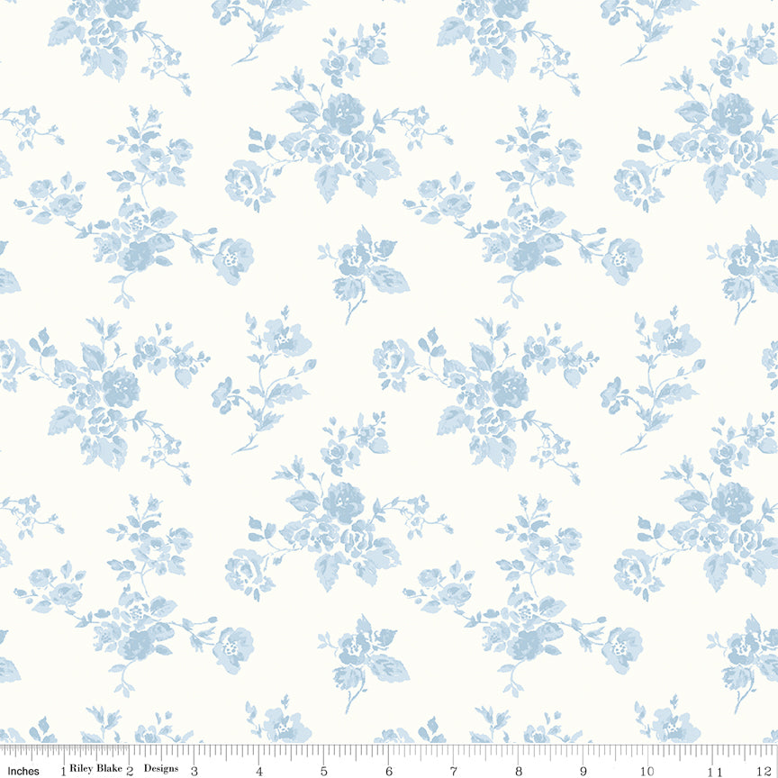 Rosewater Cottage China Rose Blue