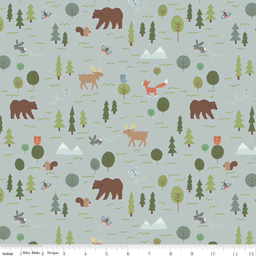 Upper Pines Main Chambray Quilt Fabric