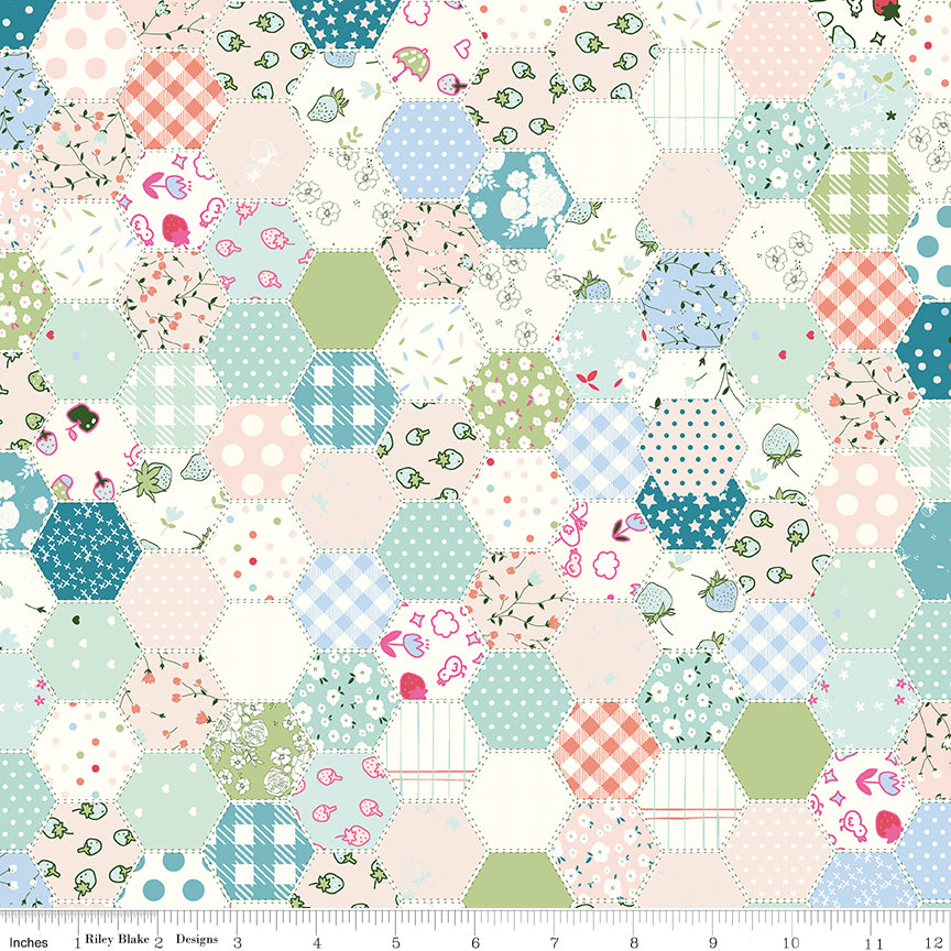 Ashmere Hexies Blue