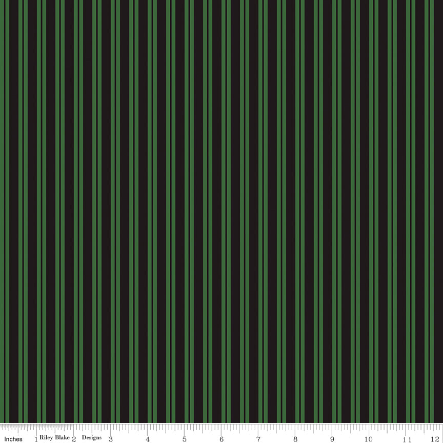 Cobweb Cottage Stripes Pickle Quilt Fabric by Cobweb Cottage — Melissa Mortenson
