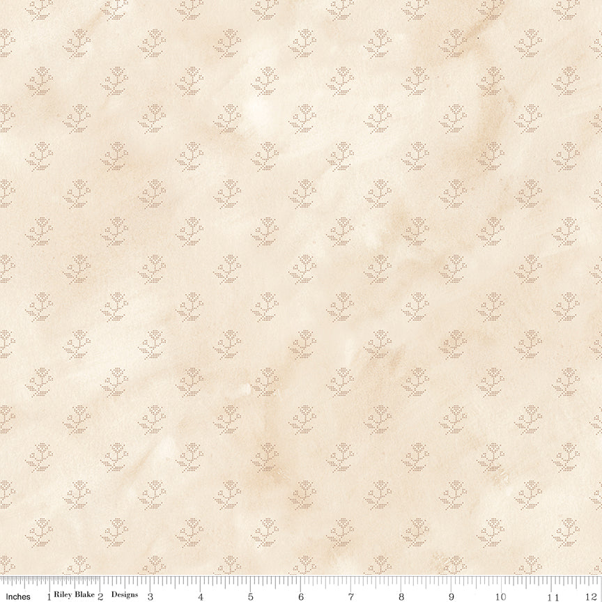 Feels Like Fall Floral Cream Quilt Fabric by Feels Like Fall — Teresa Kogut
