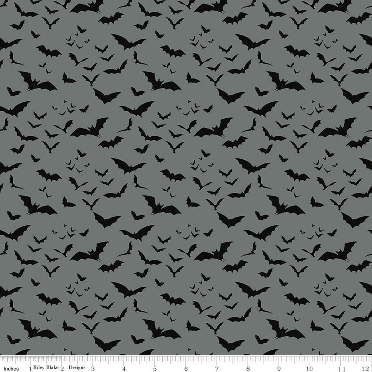 Witchy Vibes Bats Fog Quilt Fabric by Witchy Vibes — Lisa Audit