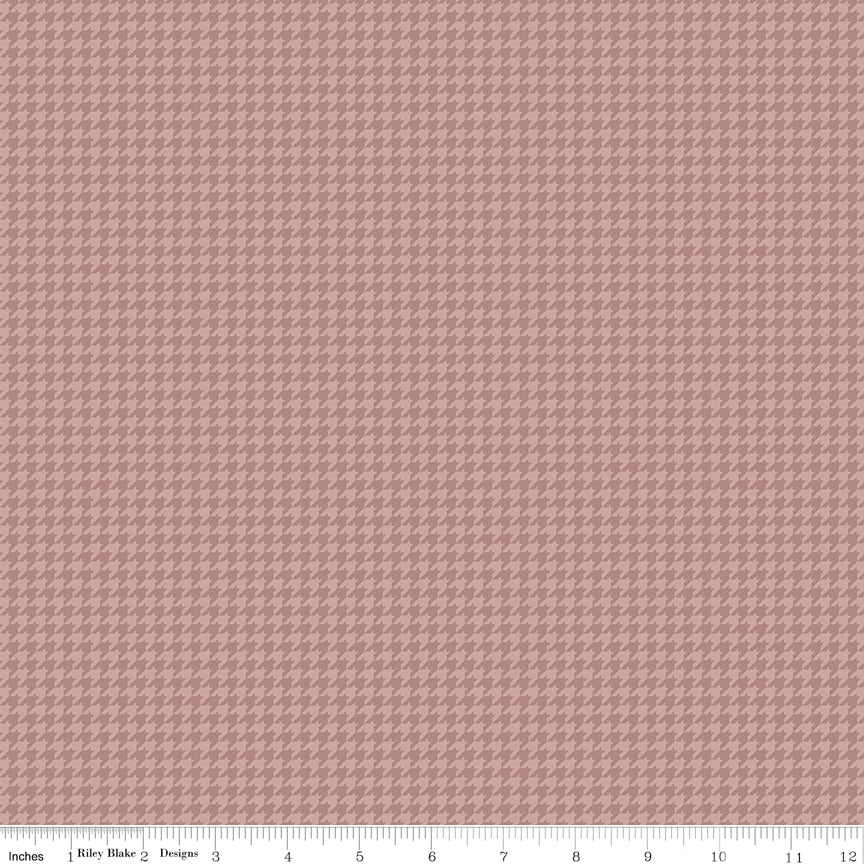 Petal & Patch Houndstooth Clay Quilt Fabric by Petal & Patch — Kassidy Grace