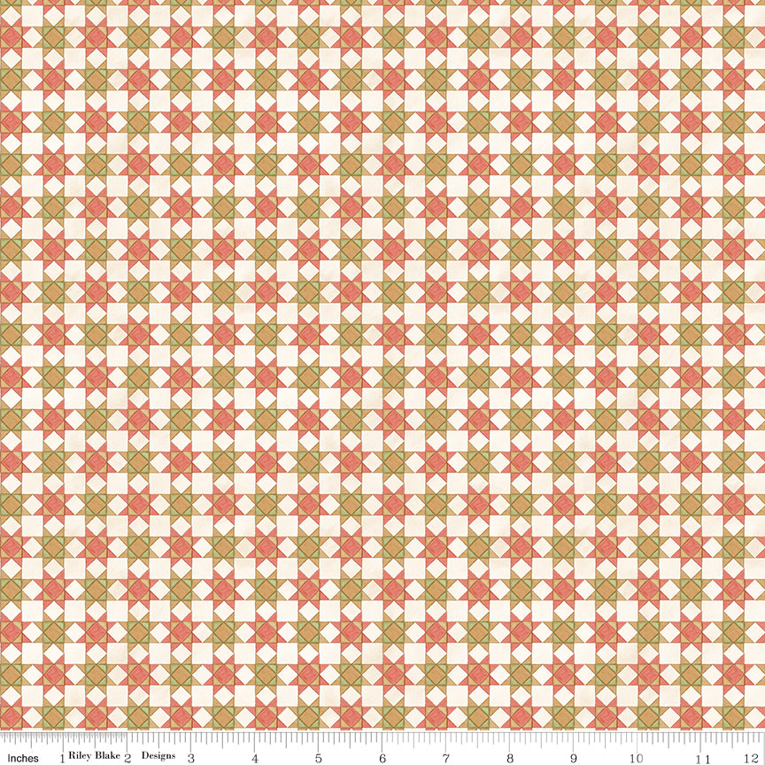 Waddle's Christmas Quilt Blocks Cotton Quilt Fabric by Teresa Kogut