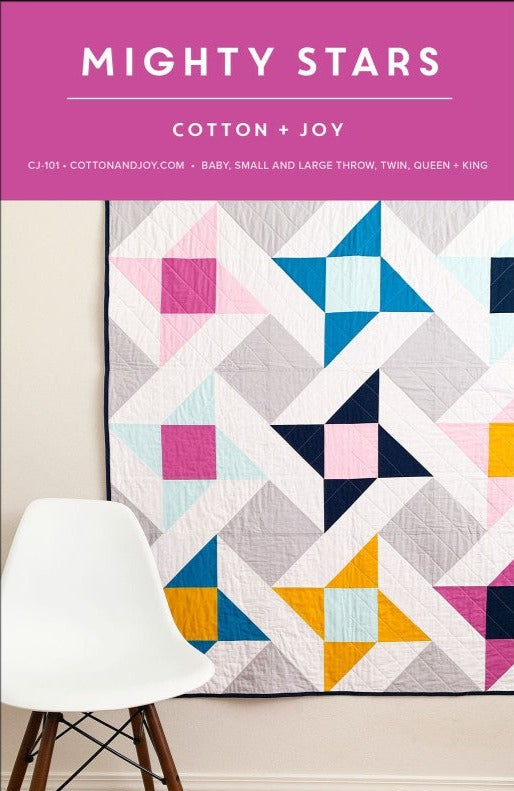 Mighty Stars Quilt Pattern by Cotton and Joy