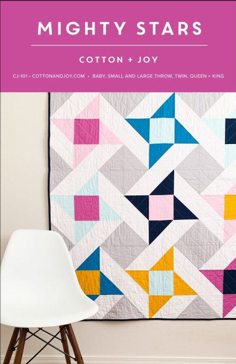 Mighty Stars Quilt Pattern by Cotton and Joy