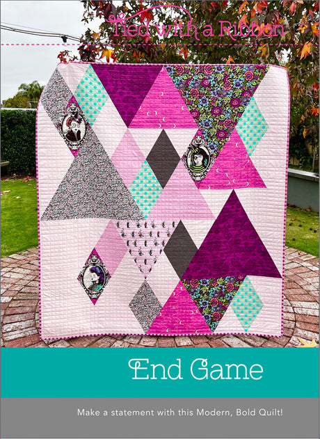 End Game - Nightshade Version Quilt Pattern by Creative Abundance