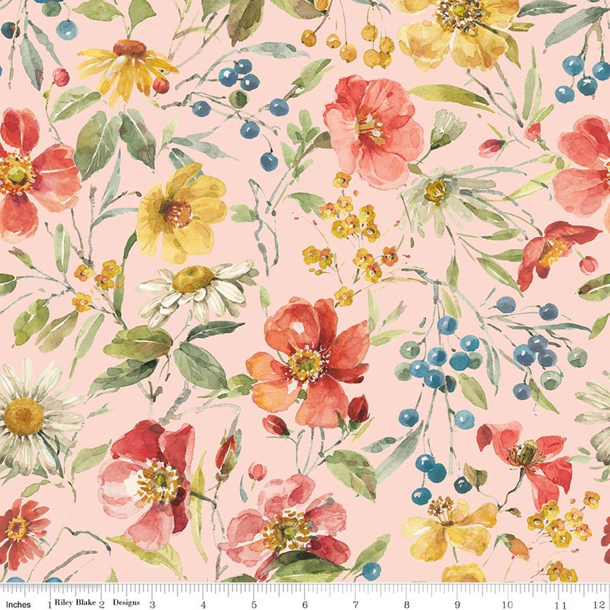 Blissful Moments Main Blush Quilt Fabric