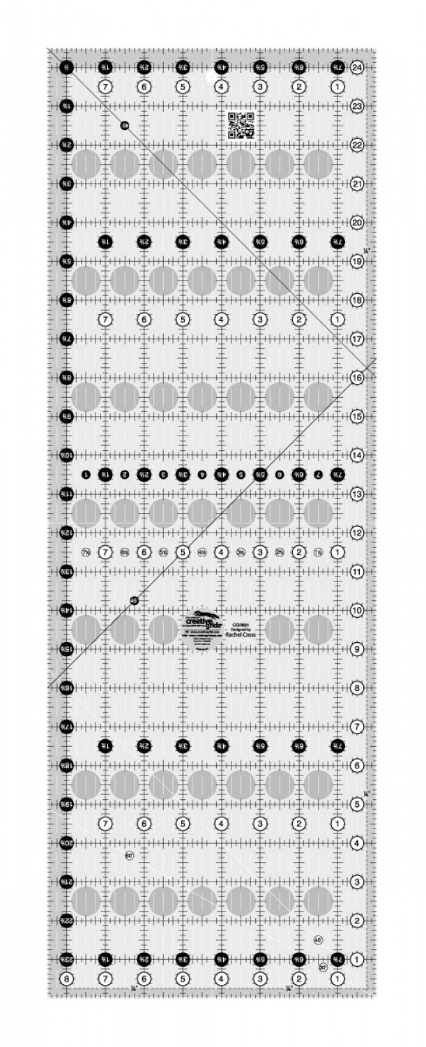 Creative Grids Quilt Ruler 8-1/2in x 24-1/2in 