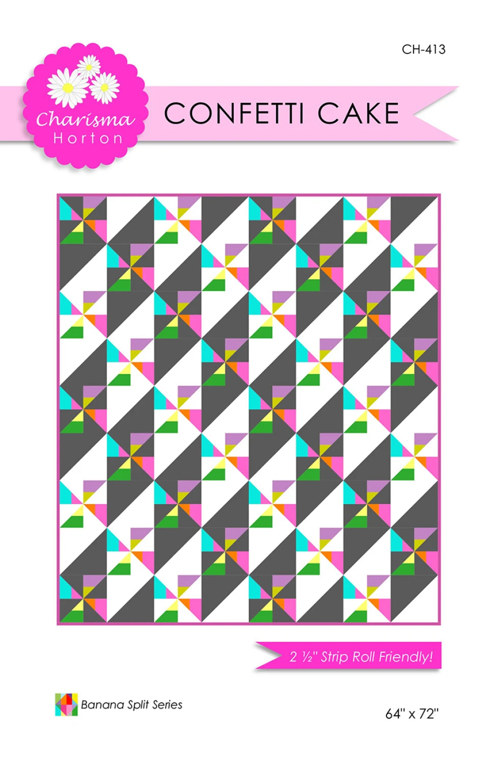 Confetti Cake Quilt Pattern by Charisma Horton