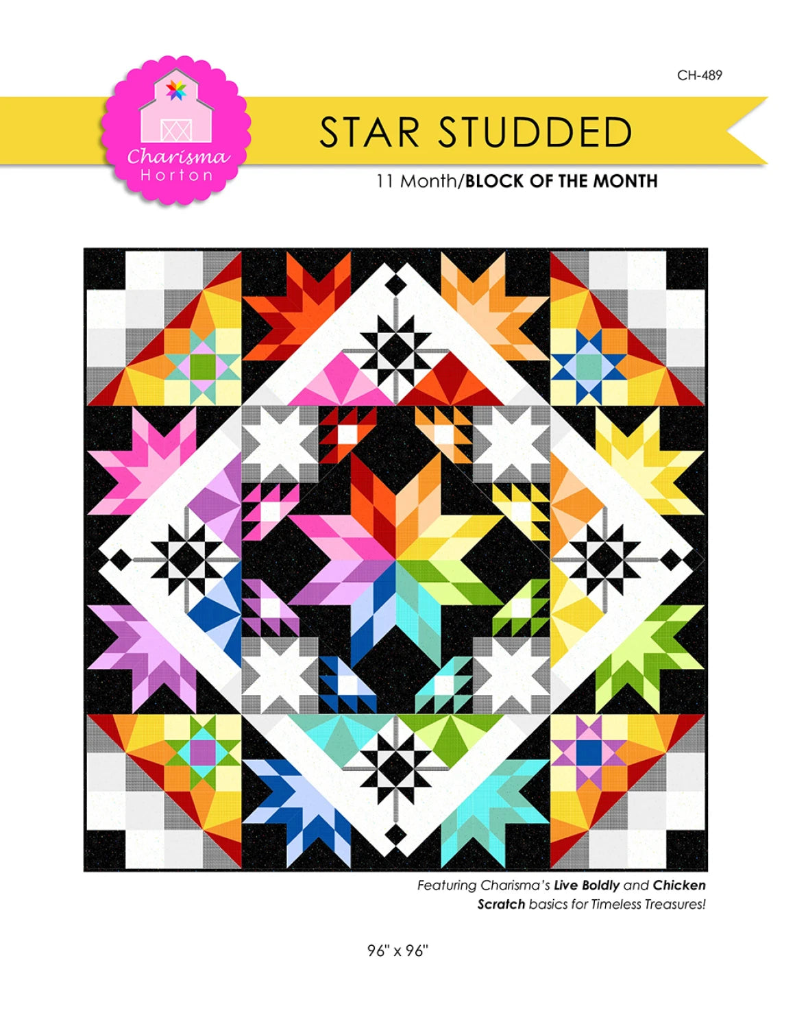 Star Studded Block of the Month Quilt Pattern by Charisma Horton
