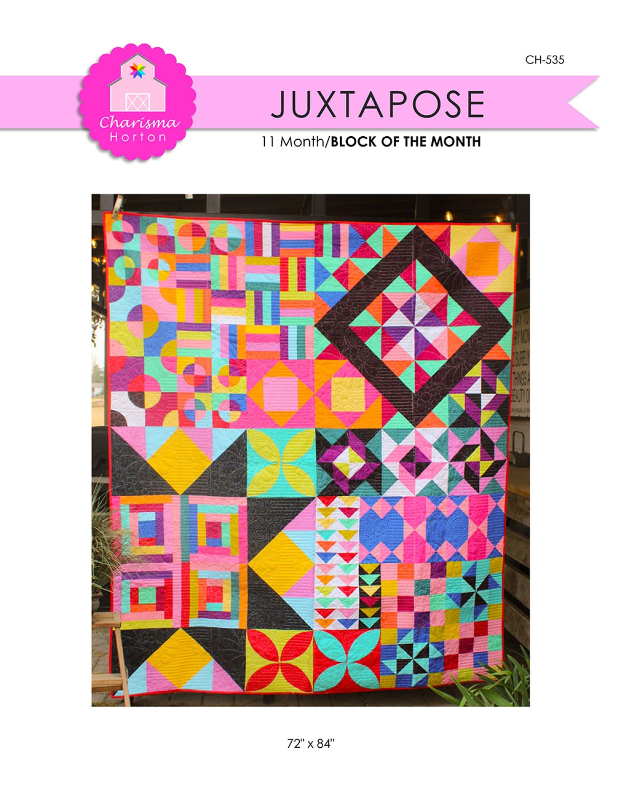 Juxatpose Quilt Pattern by Charisma Horton
