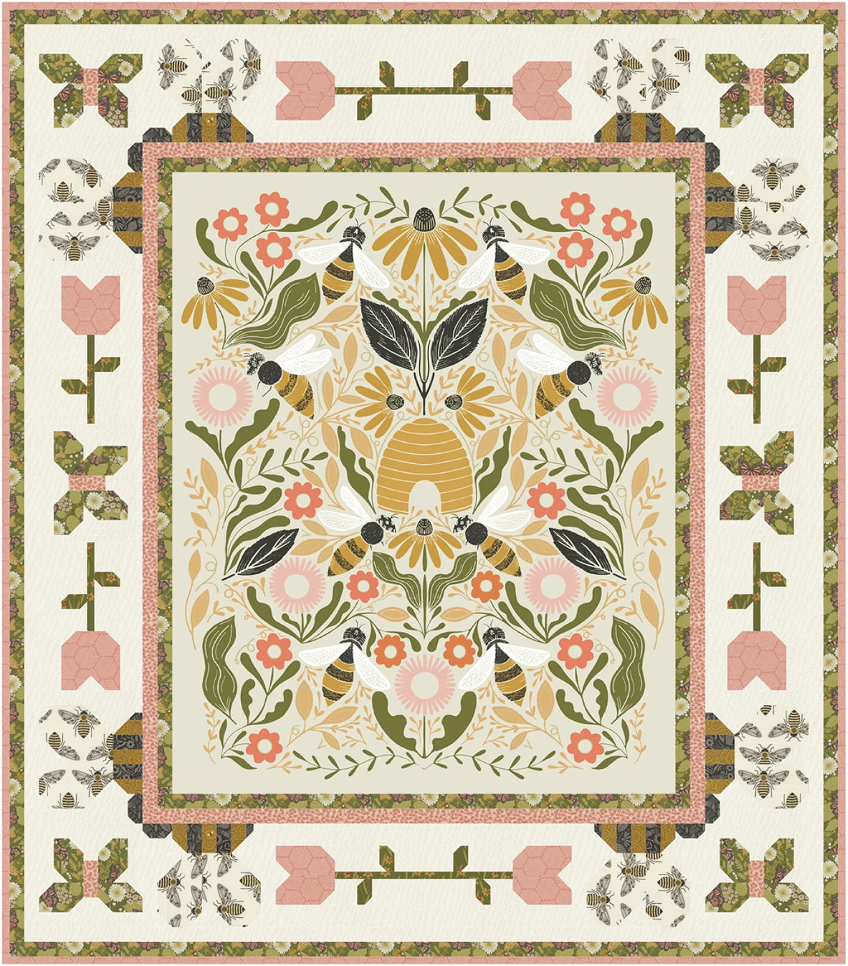 Dance of the Bees Quilt Pattern by Coach House Designs