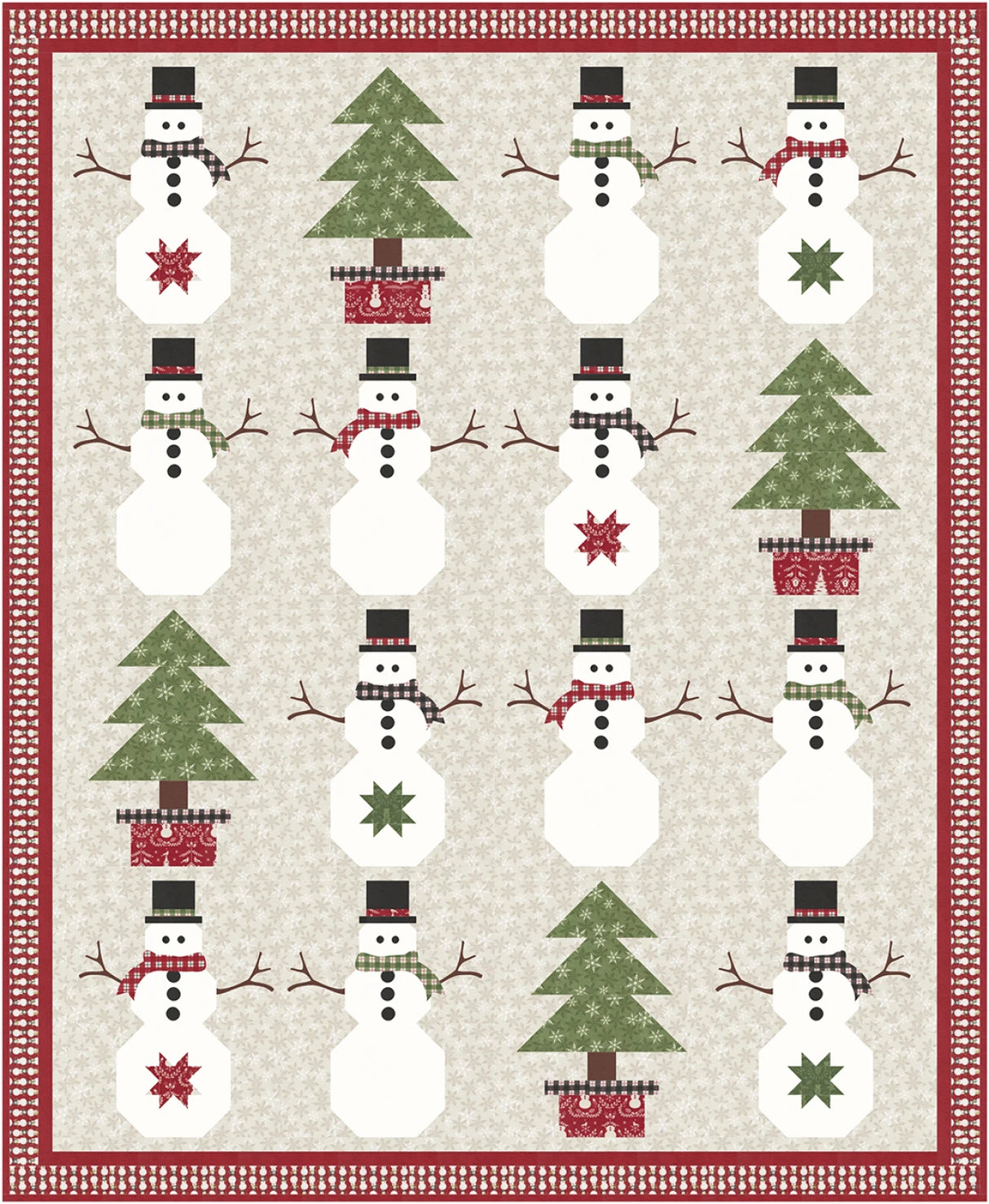 Line Dancing Quilt Pattern by Coach House Designs