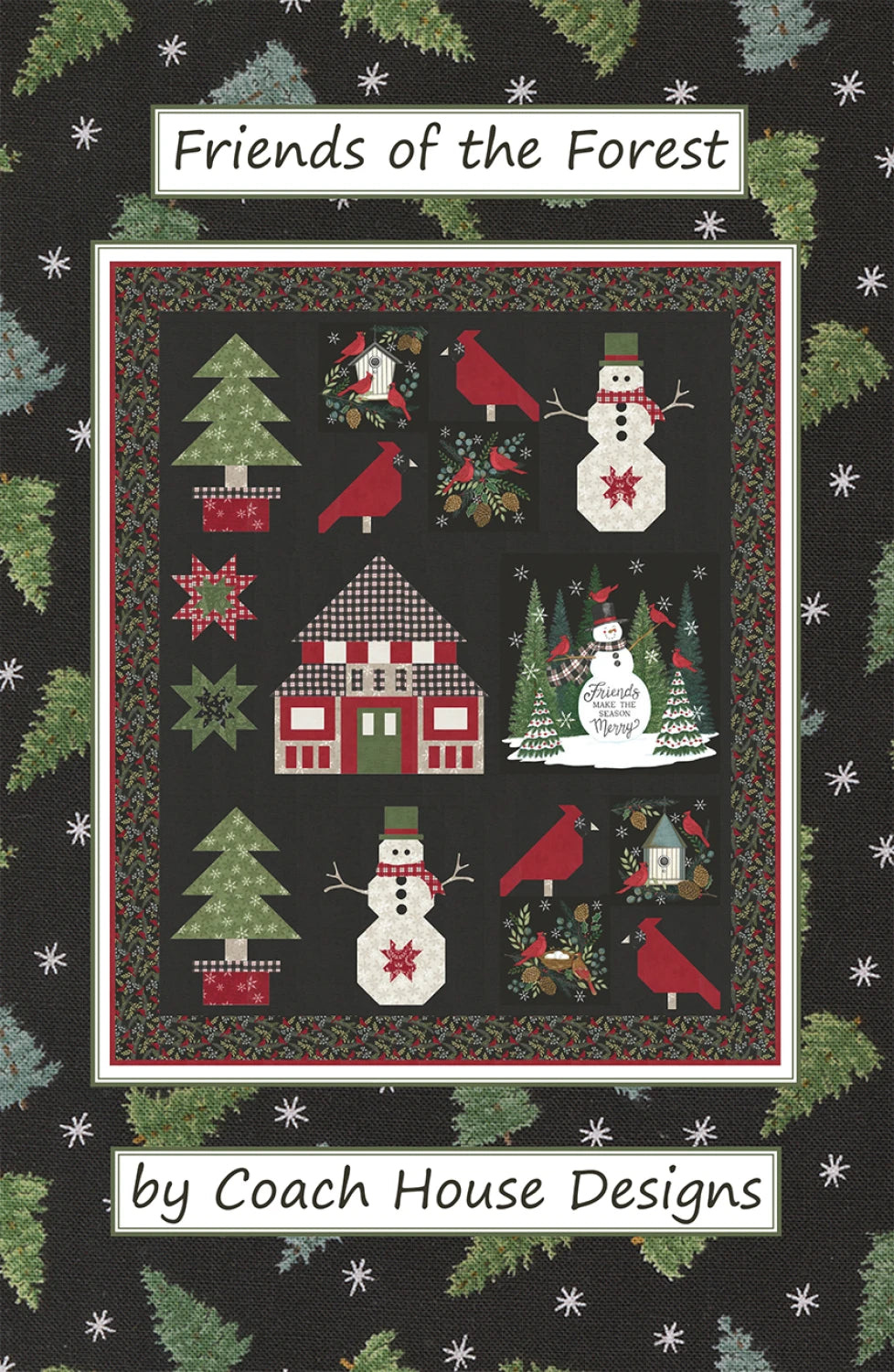 Friends of the Forest Quilt Pattern by Coach House Designs