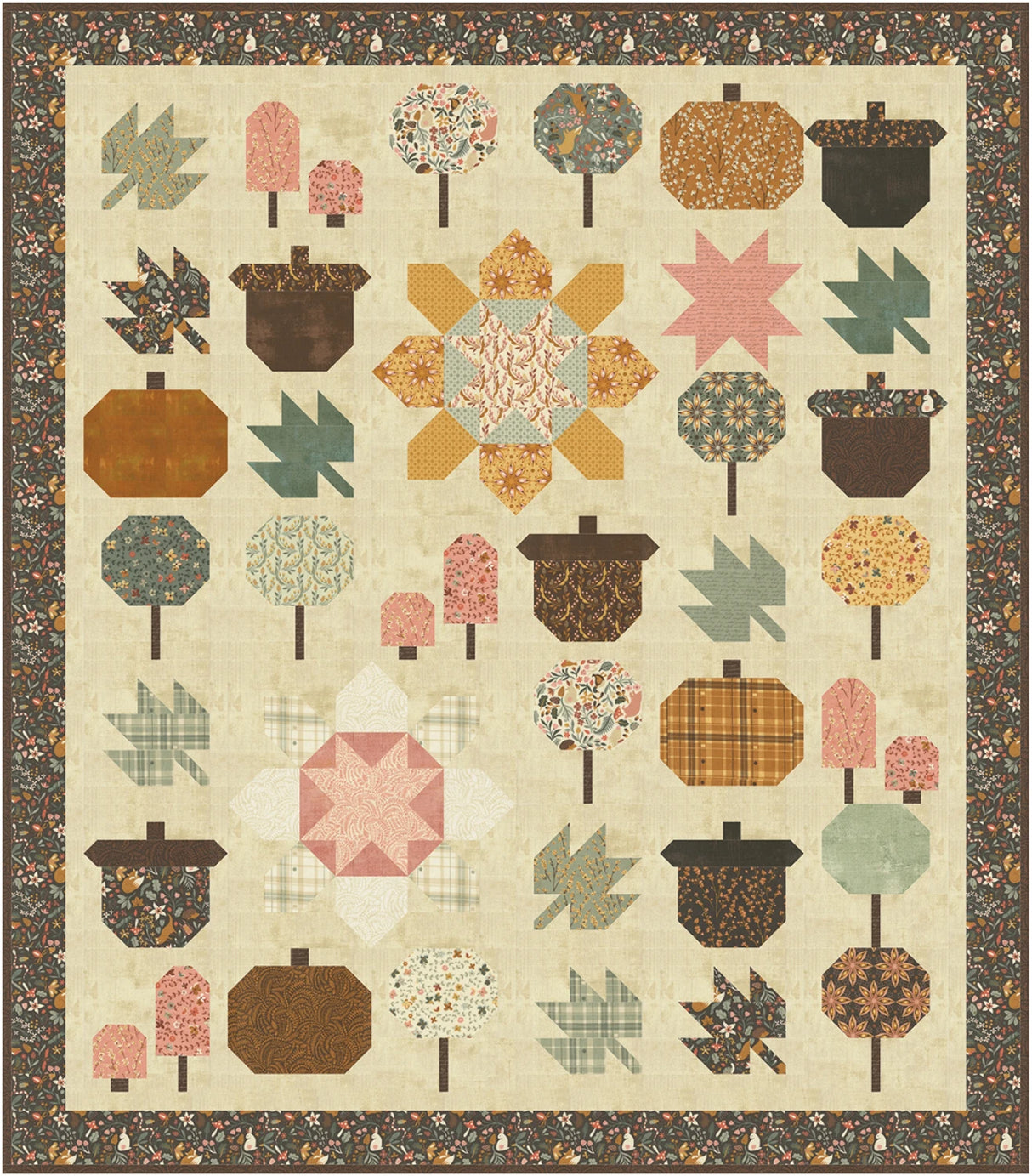 Fall Forest Quilt Pattern by Coach House Designs
