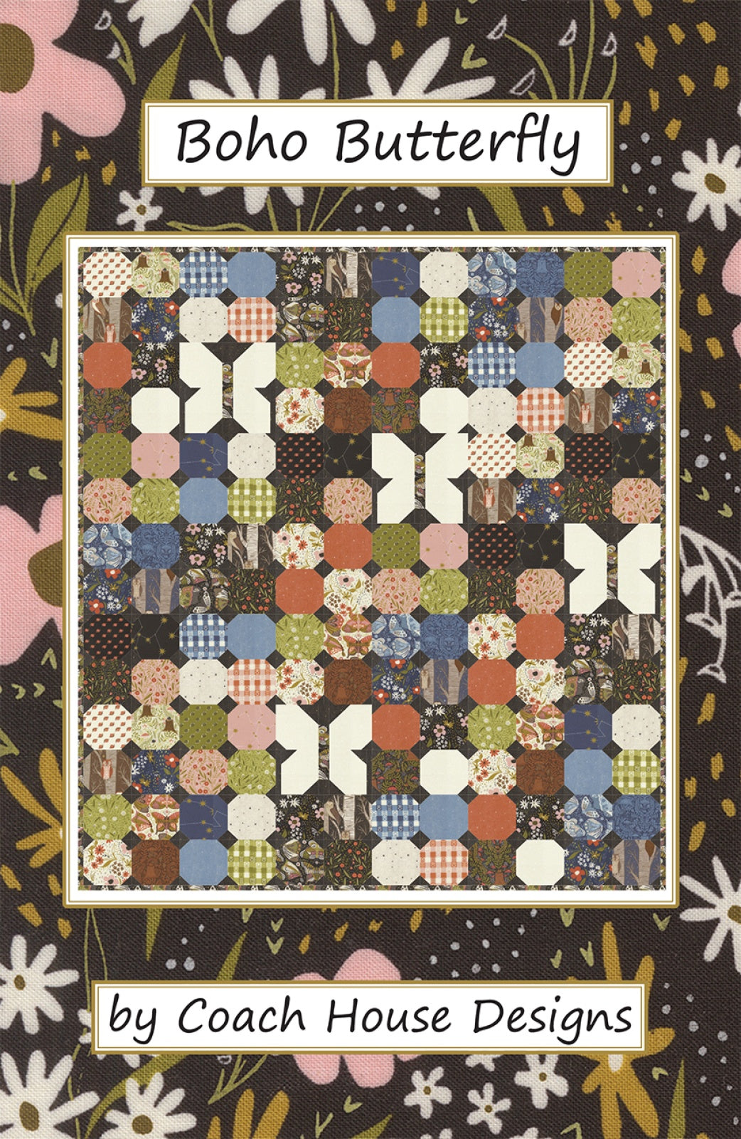 Boho Butterfly Quilt Pattern by Coach House Designs