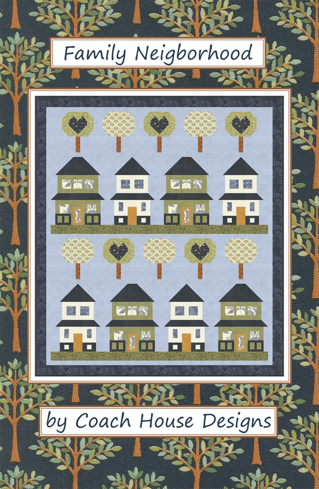 Family Neighborhood Quilt Pattern by Coach House Designs