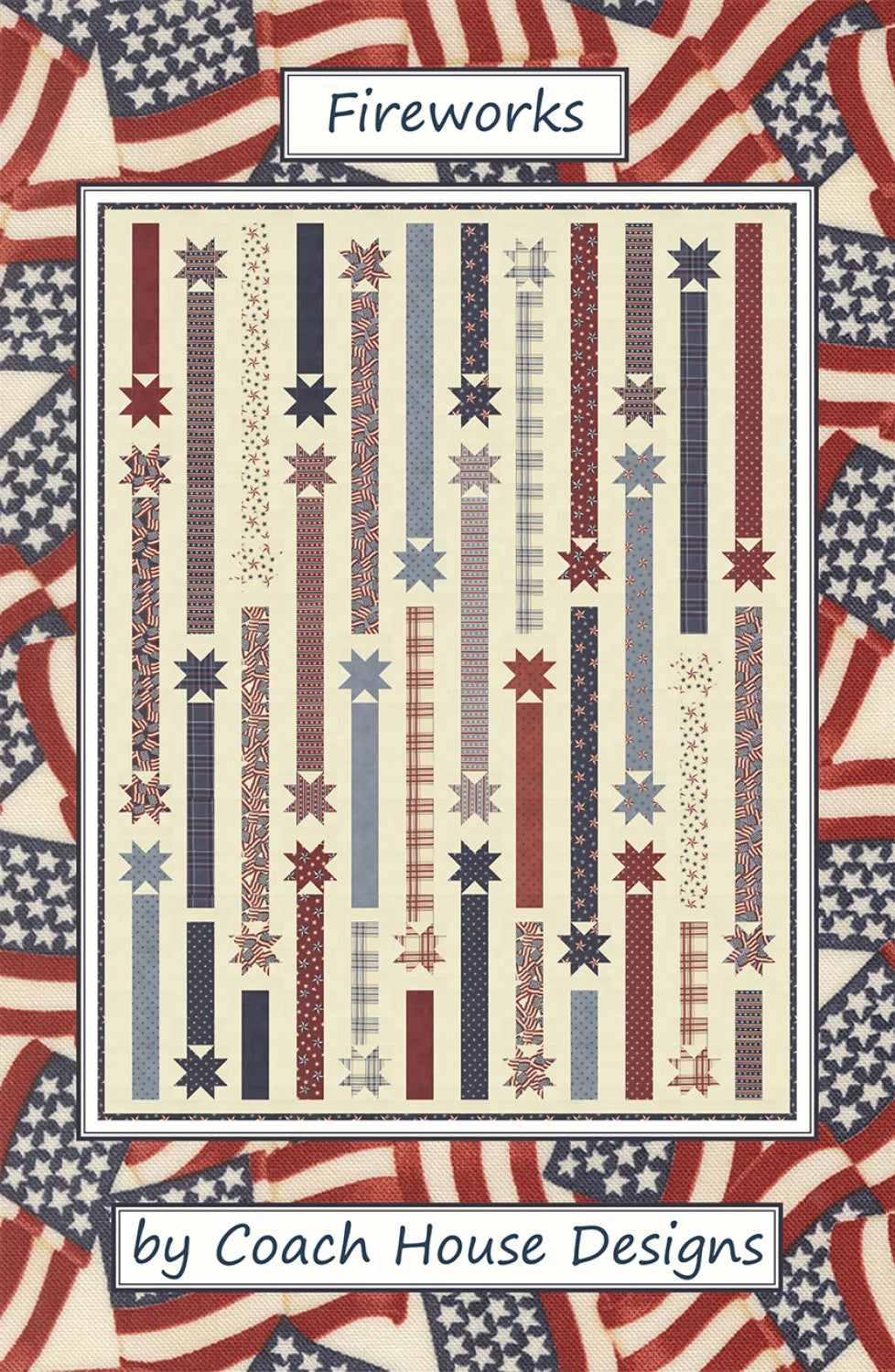 Fireworks Quilt Pattern by Coach House Designs