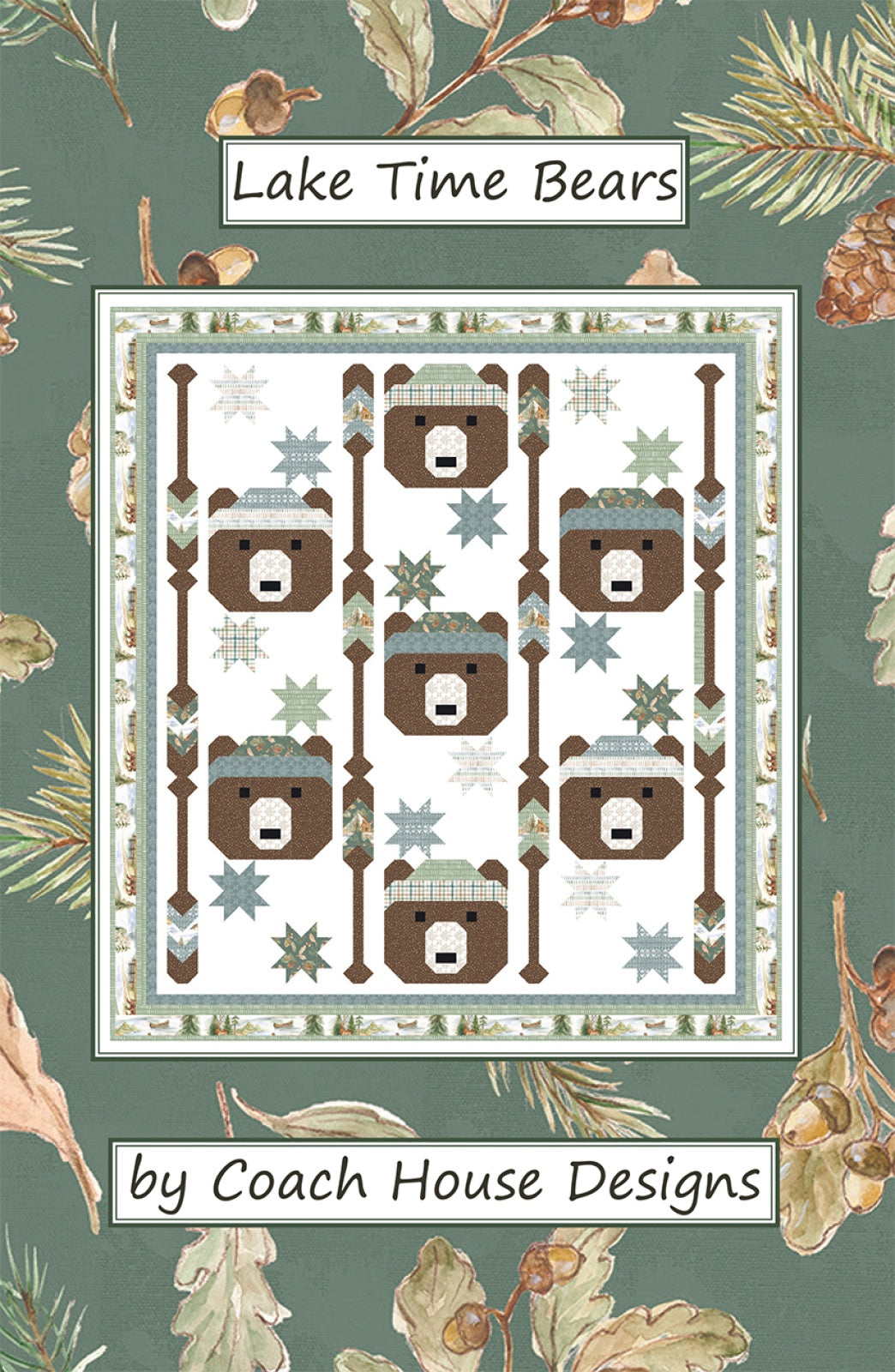 Lake Time Bears Quilt Pattern by Coach House Designs