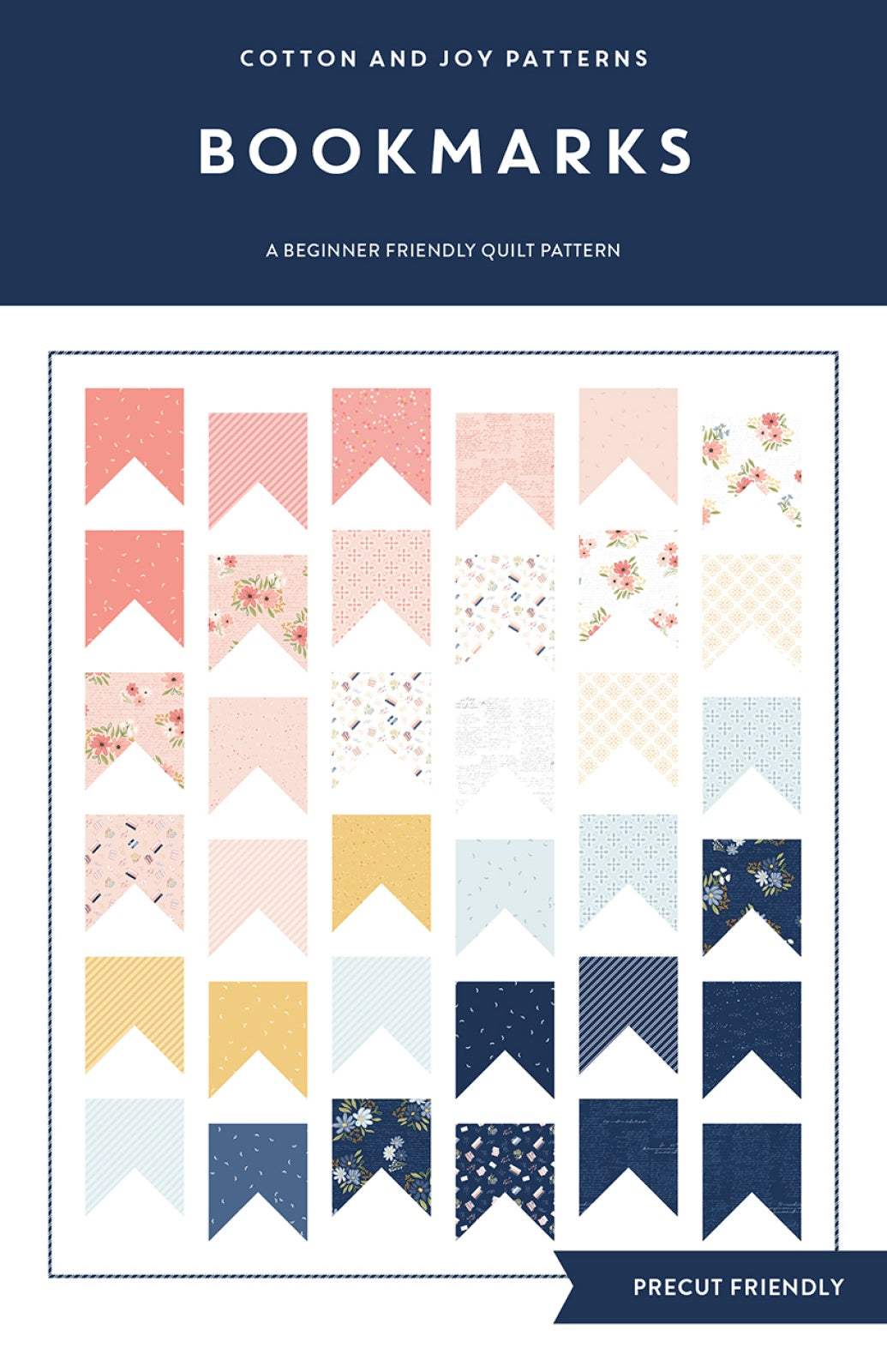 Bookmarks Quilt Pattern by Cotton and Joy