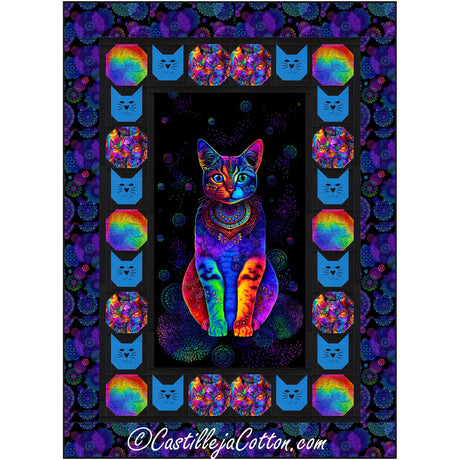 Wild Cats Meow Quilt Pattern by Castilleja Cotton