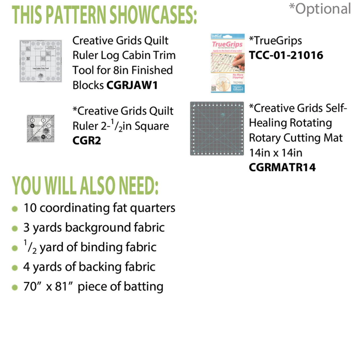 Back of the Opposites On-Point Quilt Pattern by Cut Loose Press