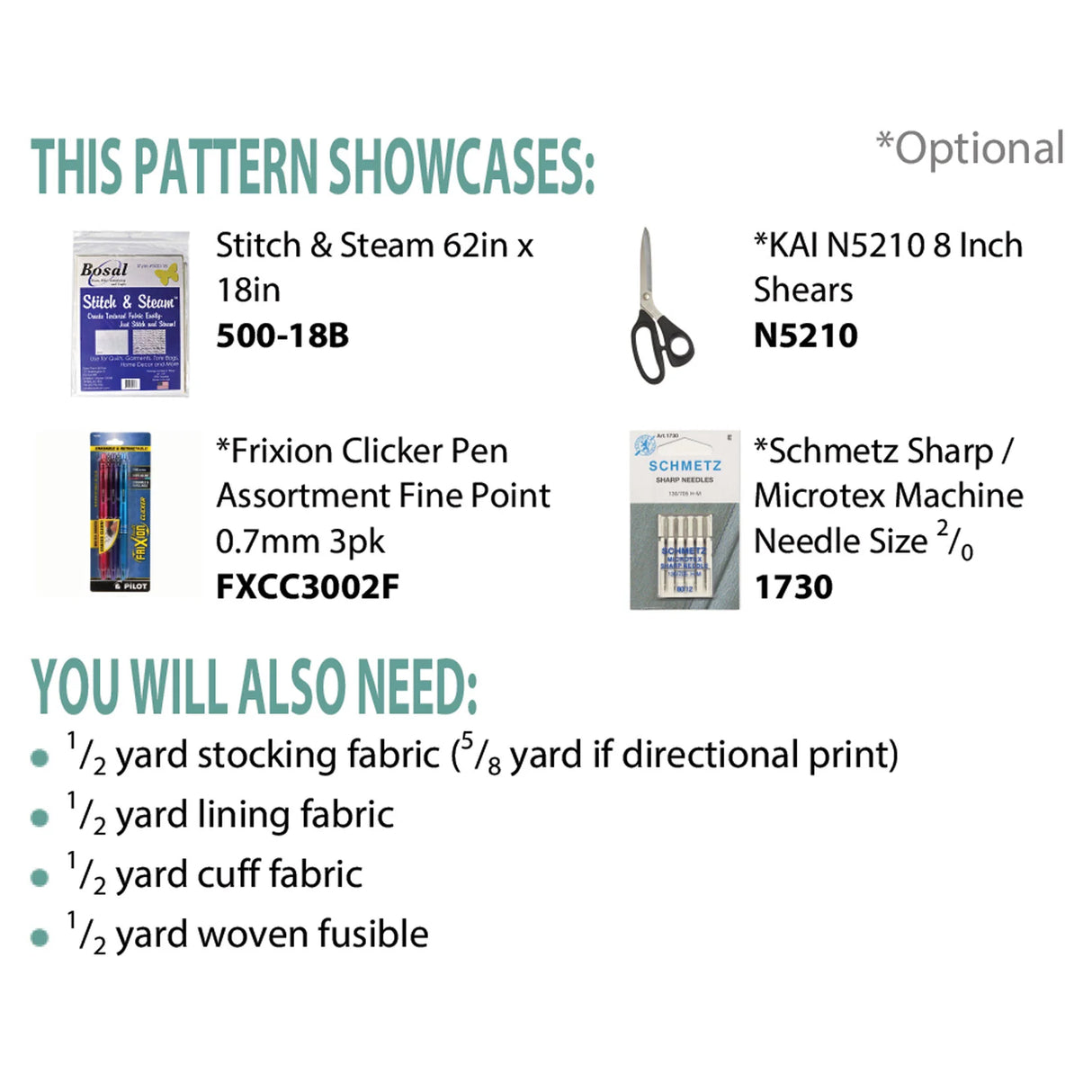 Fabric Magic Cuff Stocking Pattern