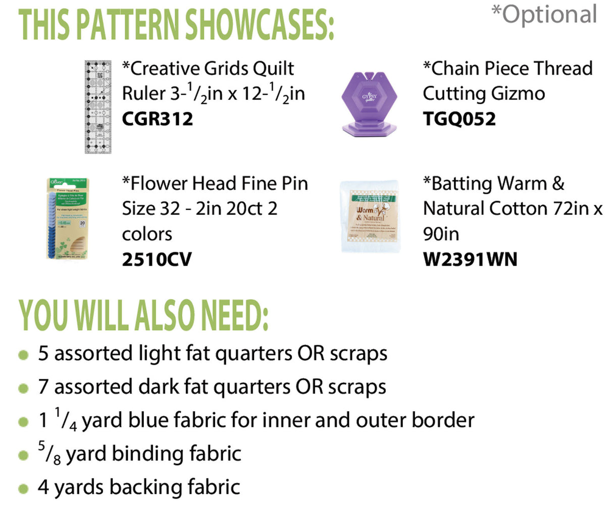 Scrap Happy Postcard Quilt Pattern