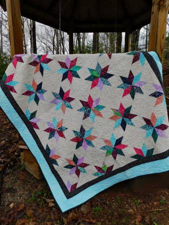 Scattered Stars Quilt Pattern by Cut Loose Press