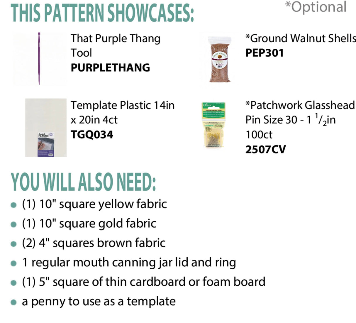 Back of the Sunflower Pincushion by Cut Loose Press