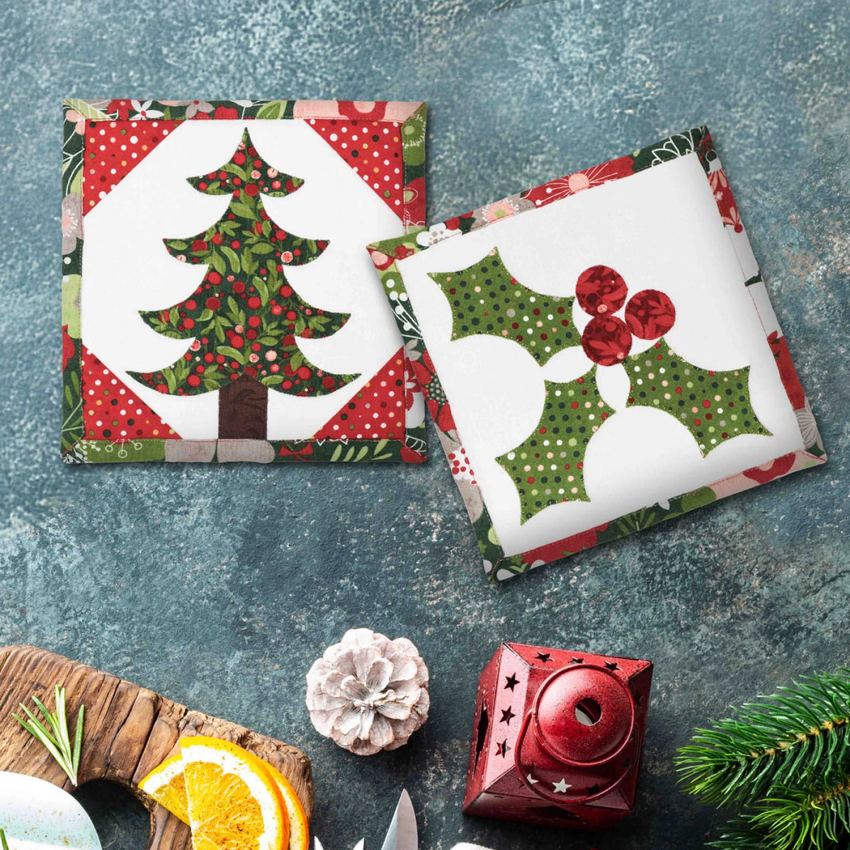Holiday Hot Holders Pattern – Quilting Books Patterns and Notions