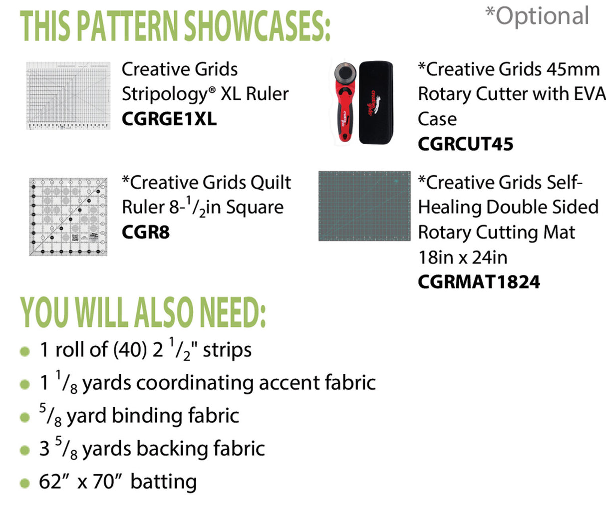 Back of the Havenwood Quilt Pattern by Cut Loose Press