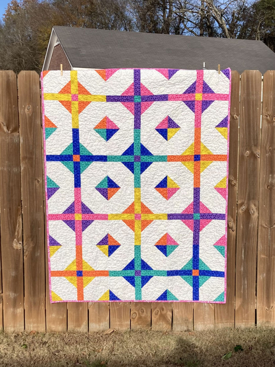 Crosshairs Quilt Pattern by Cut Loose Press