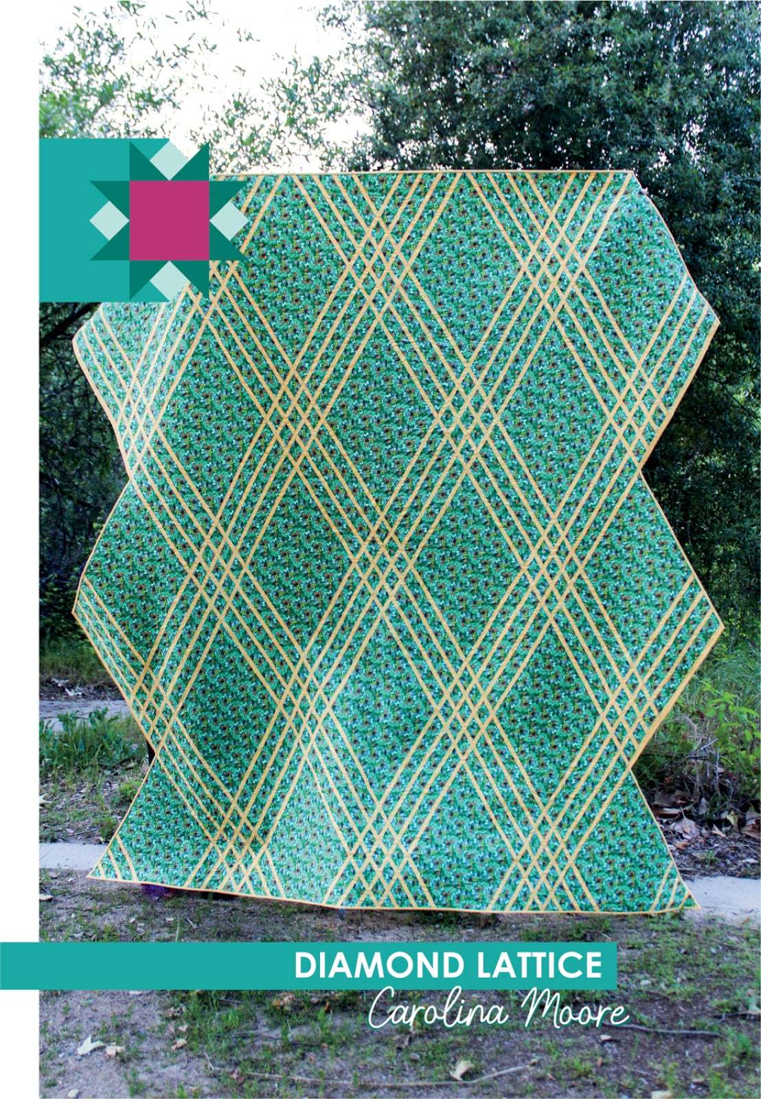 Diamond Lattice Quilt Pattern by Carolina Moore