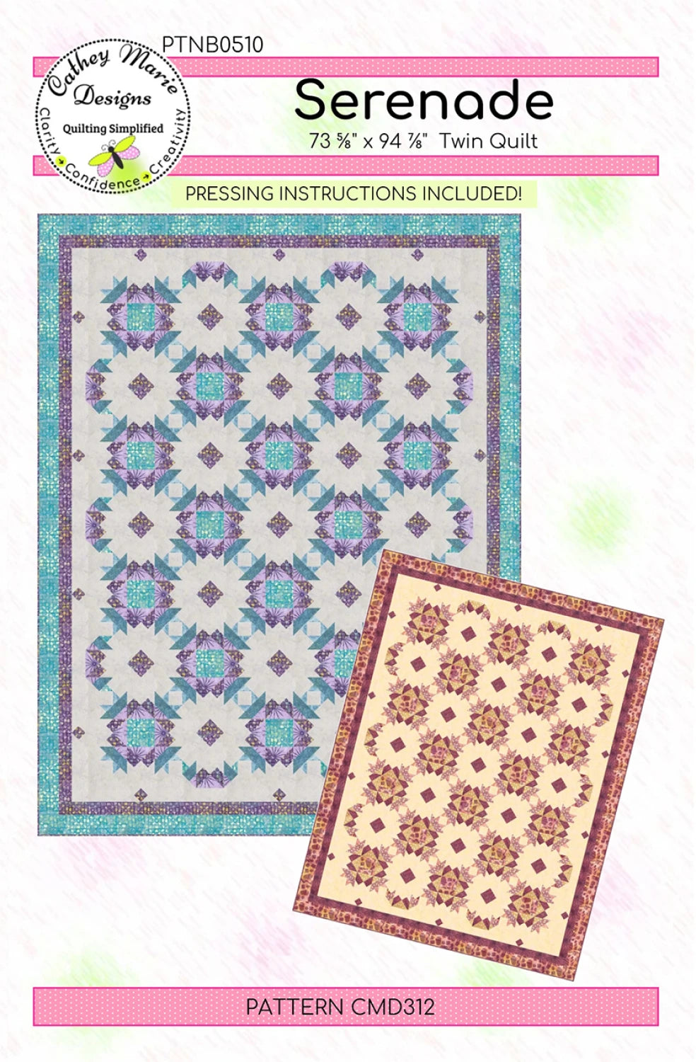 Serenade Quilt Pattern by Cathey Marie Designs