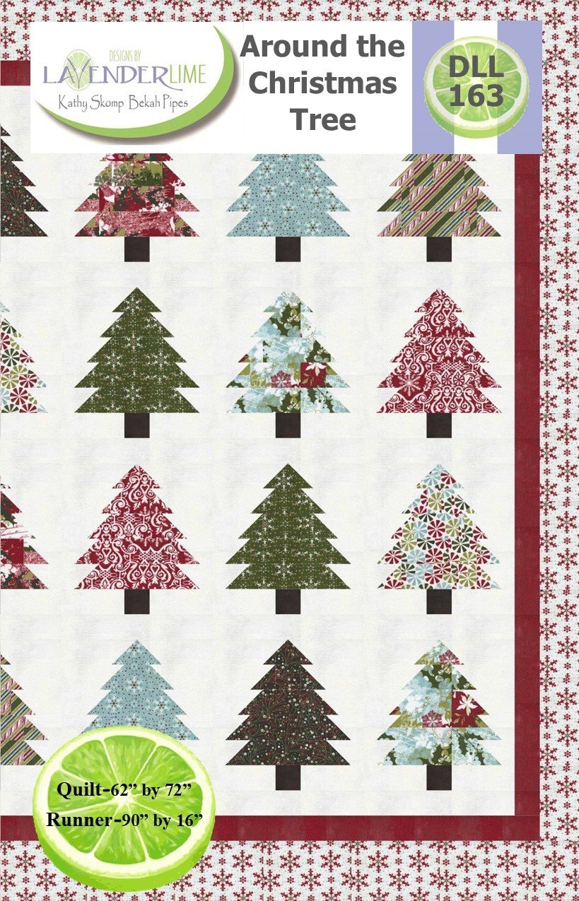 Around the Christmas Tree Downloadable Pattern by Lavender Lime Quilting