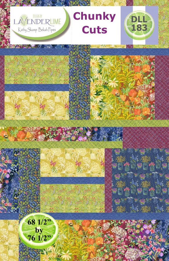 Chunky Cuts Downloadable Pattern by Lavender Lime Quilting