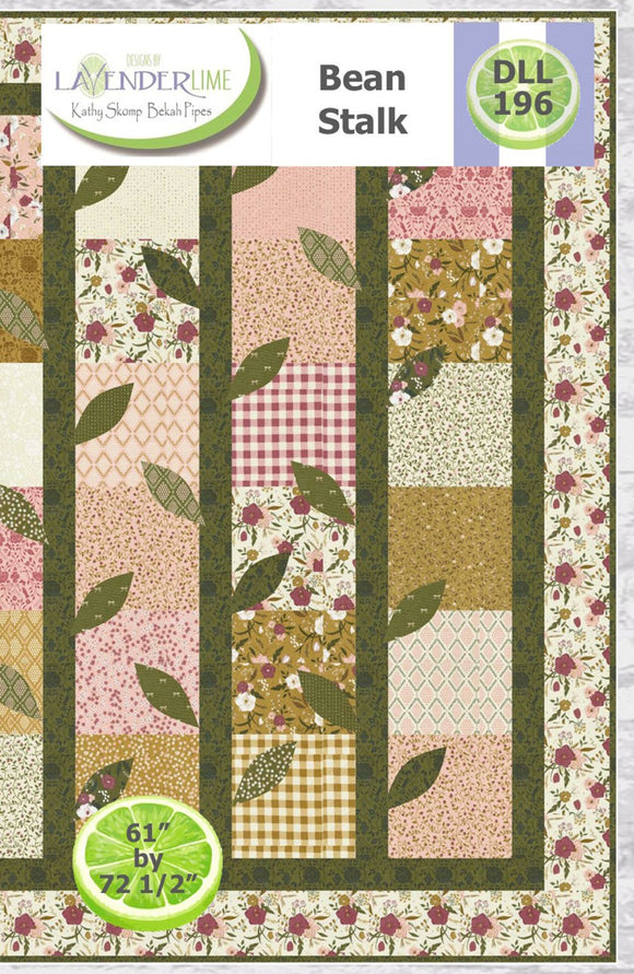 Bean Stalk Downloadable Pattern by Lavender Lime Quilting
