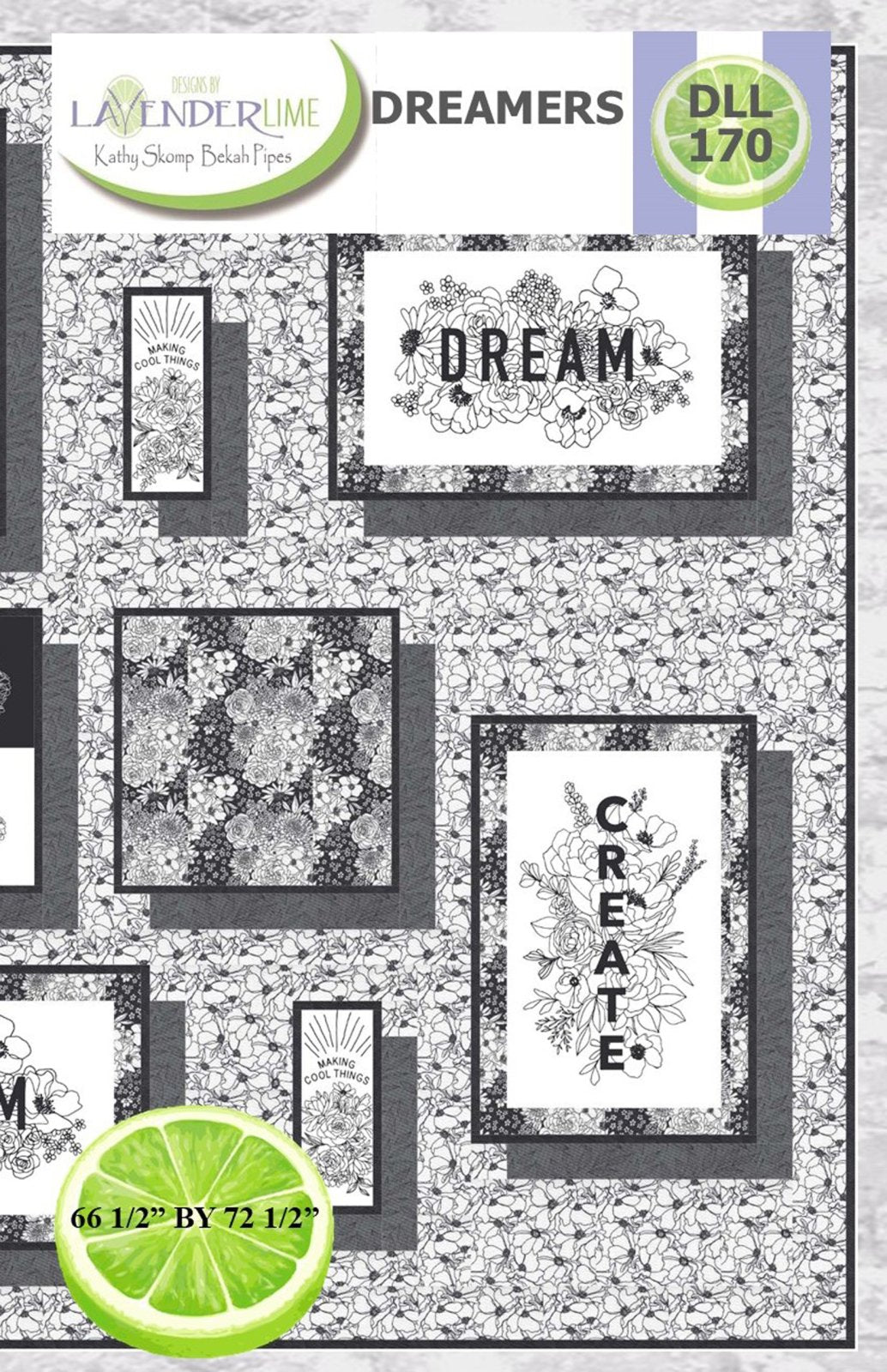 Dreamers Downloadable Pattern by Lavender Lime Quilting