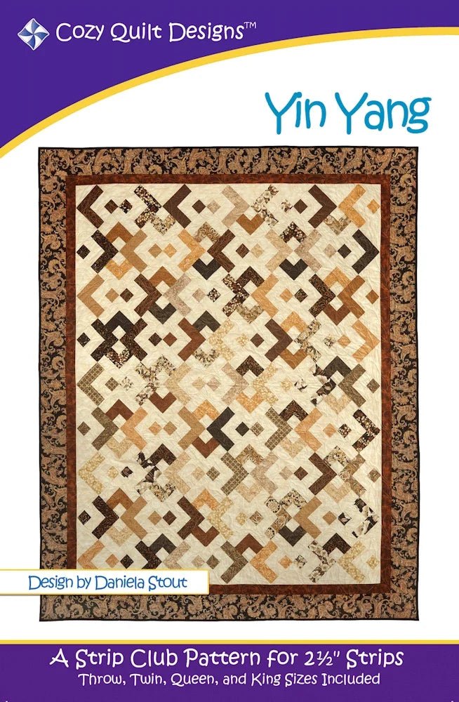 Yin Yang Downloadable Pattern by Cozy Quilt Designs