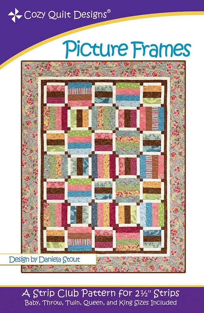 Picture Frames Downloadable Pattern by Cozy Quilt Designs