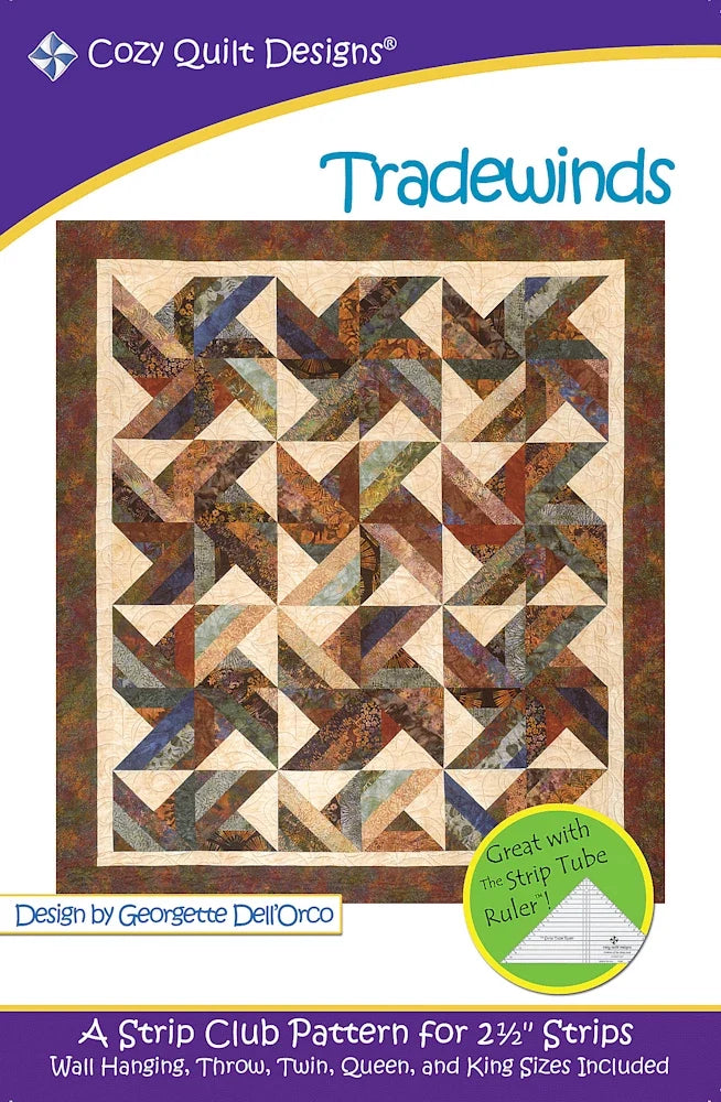 Tradewinds Downloadable Pattern by Cozy Quilt Designs