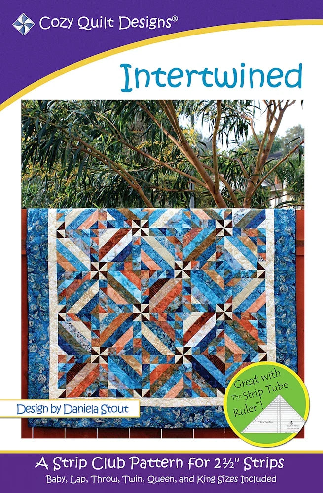 Intertwined Downloadable Pattern by Cozy Quilt Designs